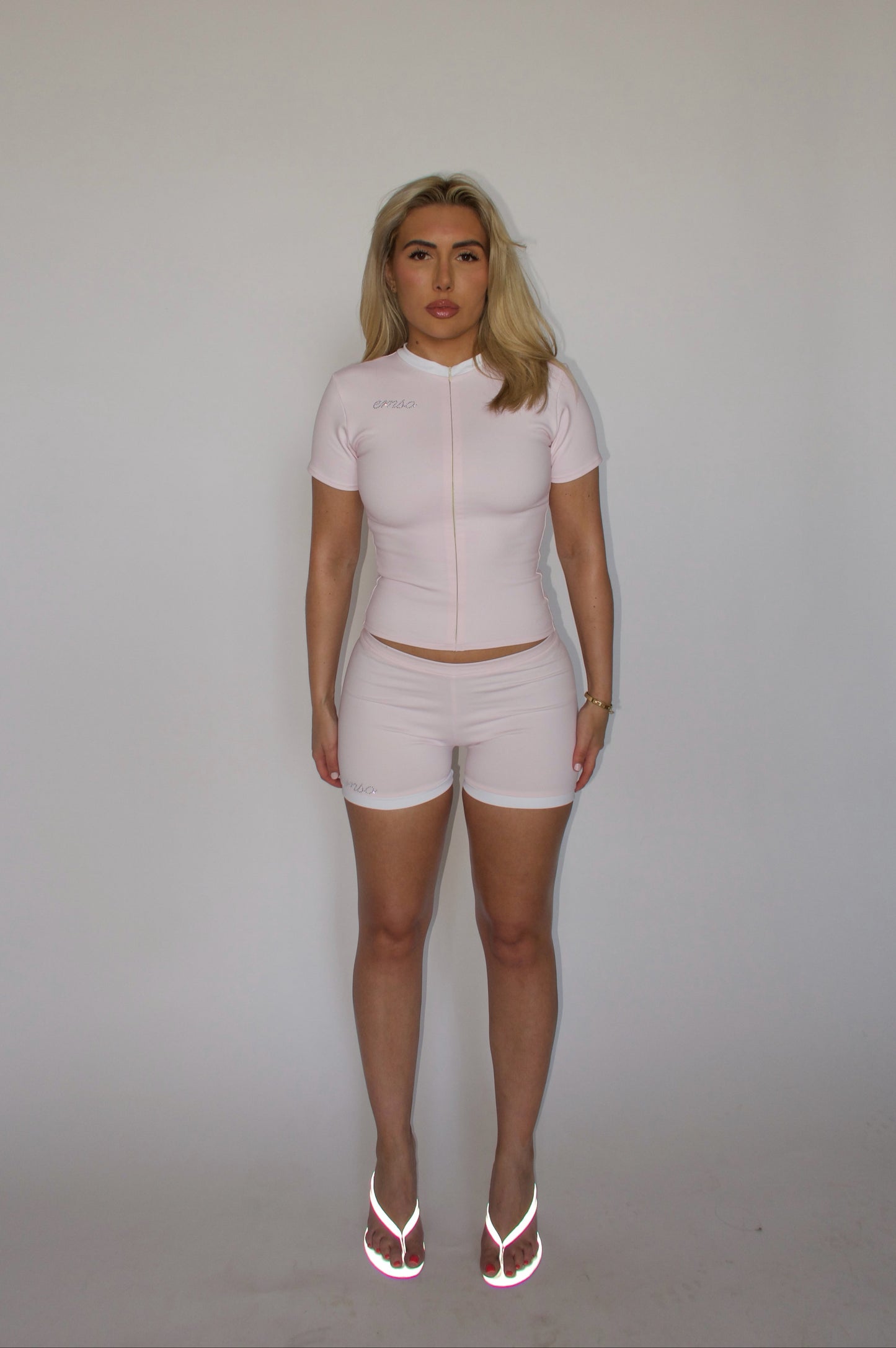 "Paris Short Top" Rose