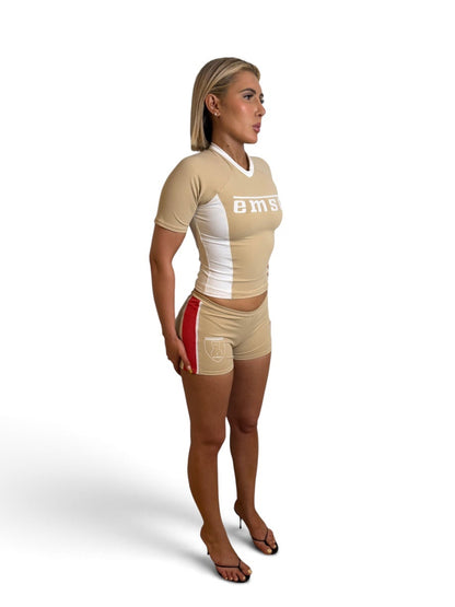 "Jersey Top" Beige