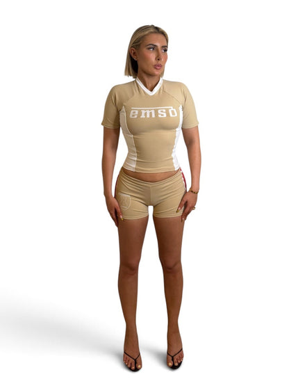 "Jersey Short" Beige