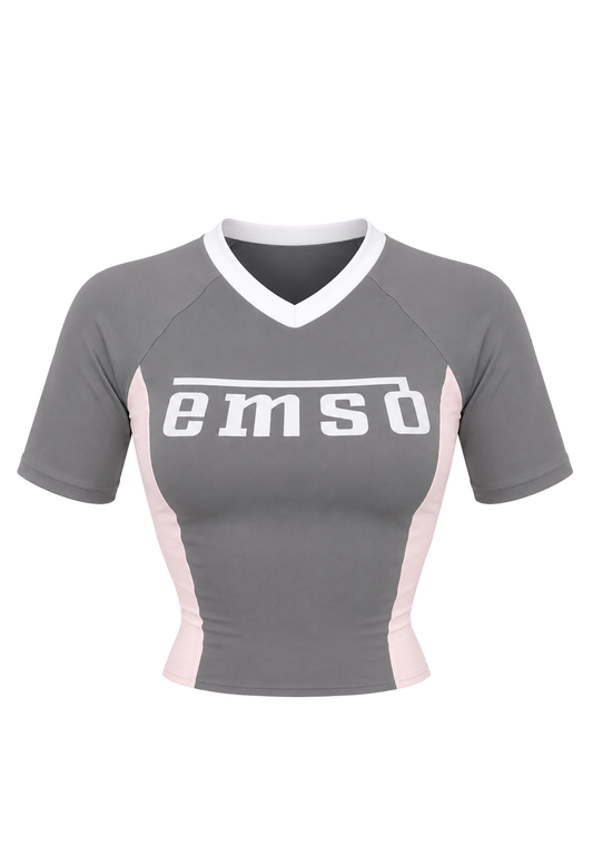 "Jersey Top" Gris