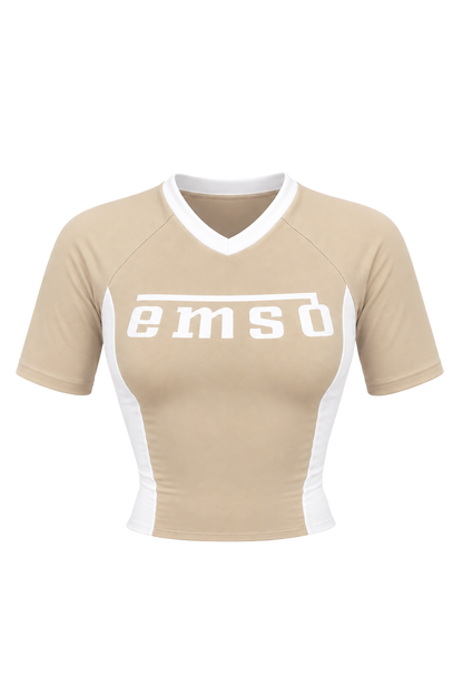 "Jersey Top" Beige