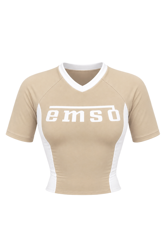 "Jersey Top" Beige